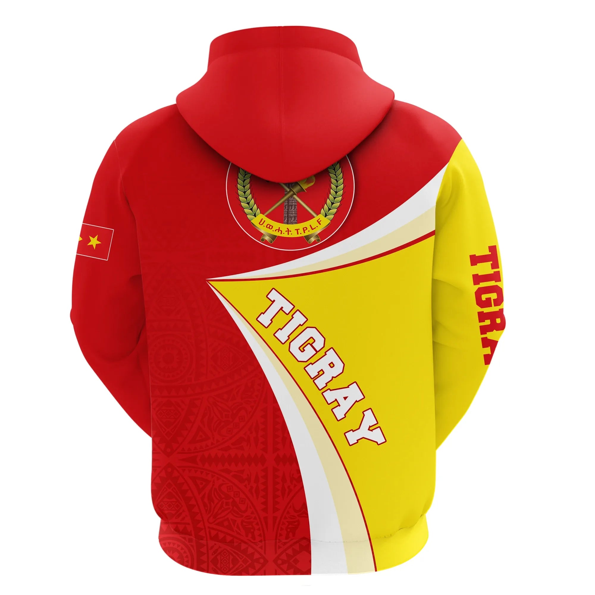 Personalized Tigray Flag Strong Tattoo Africa Pullover