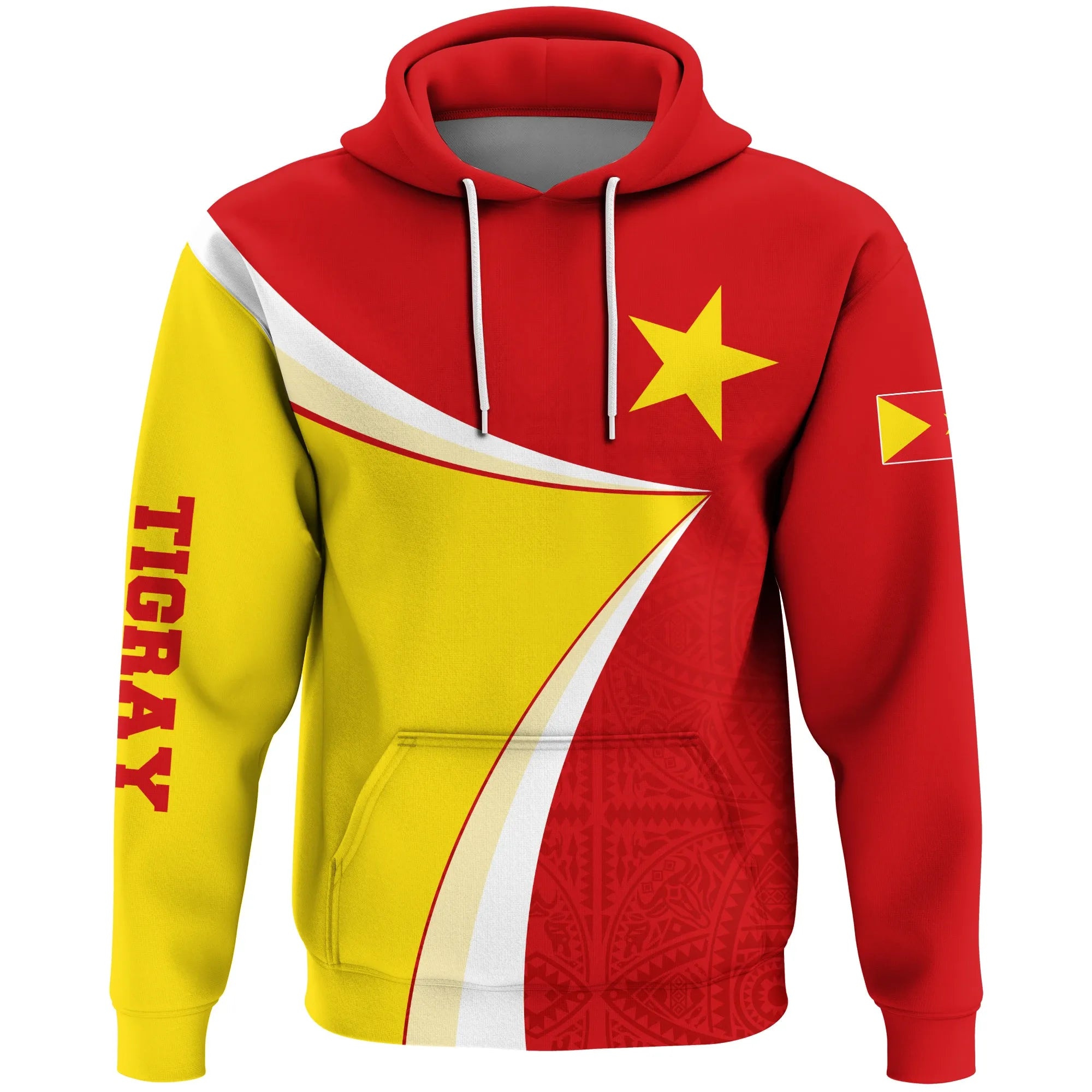 Personalized Tigray Flag Strong Tattoo Africa Pullover