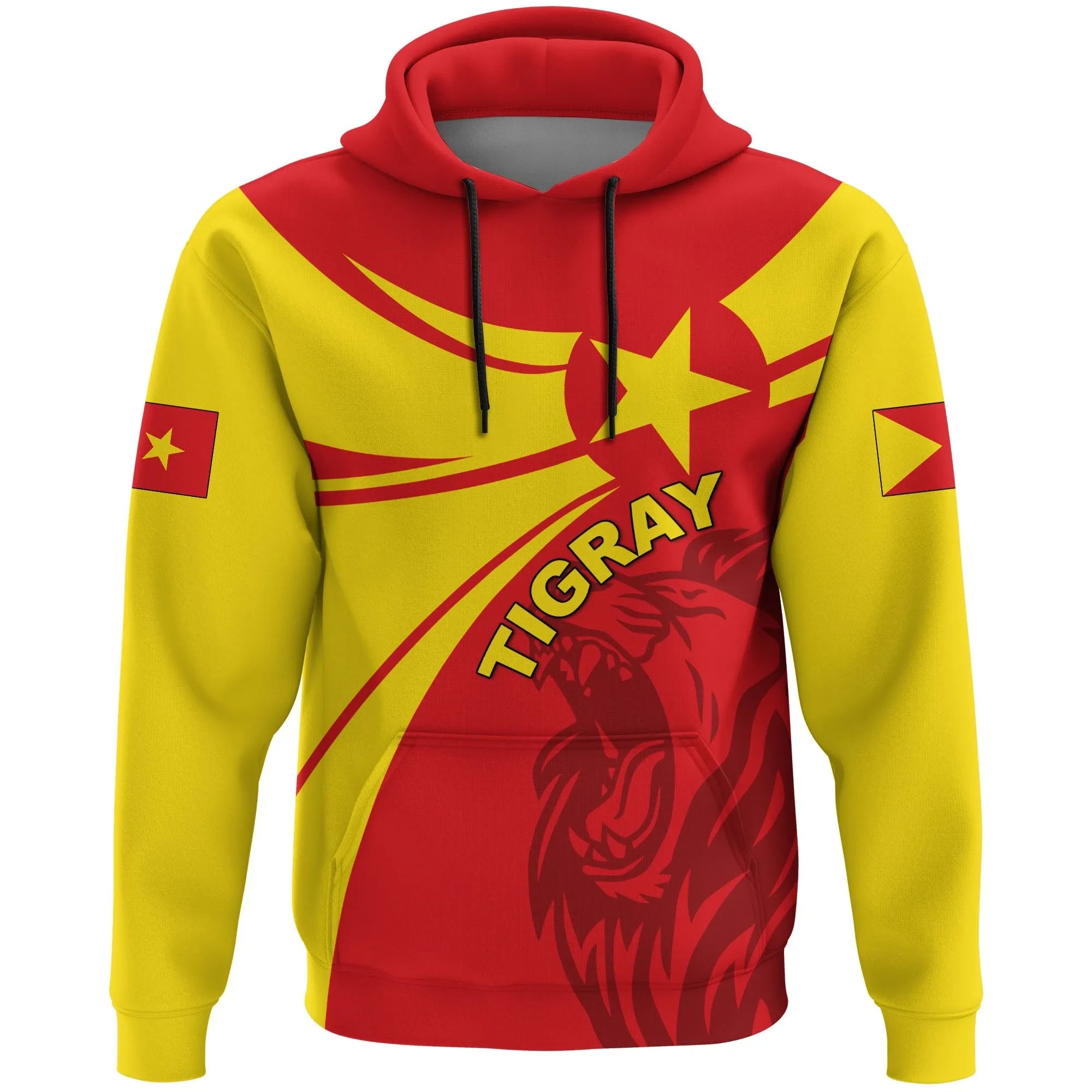 Tigray Round Coat Of Arms Lion Pullover