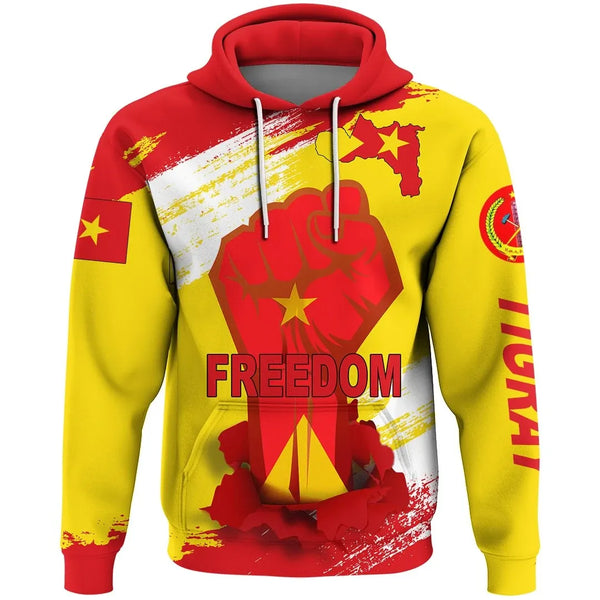 Freedom Tigray Flag And Map Pullover