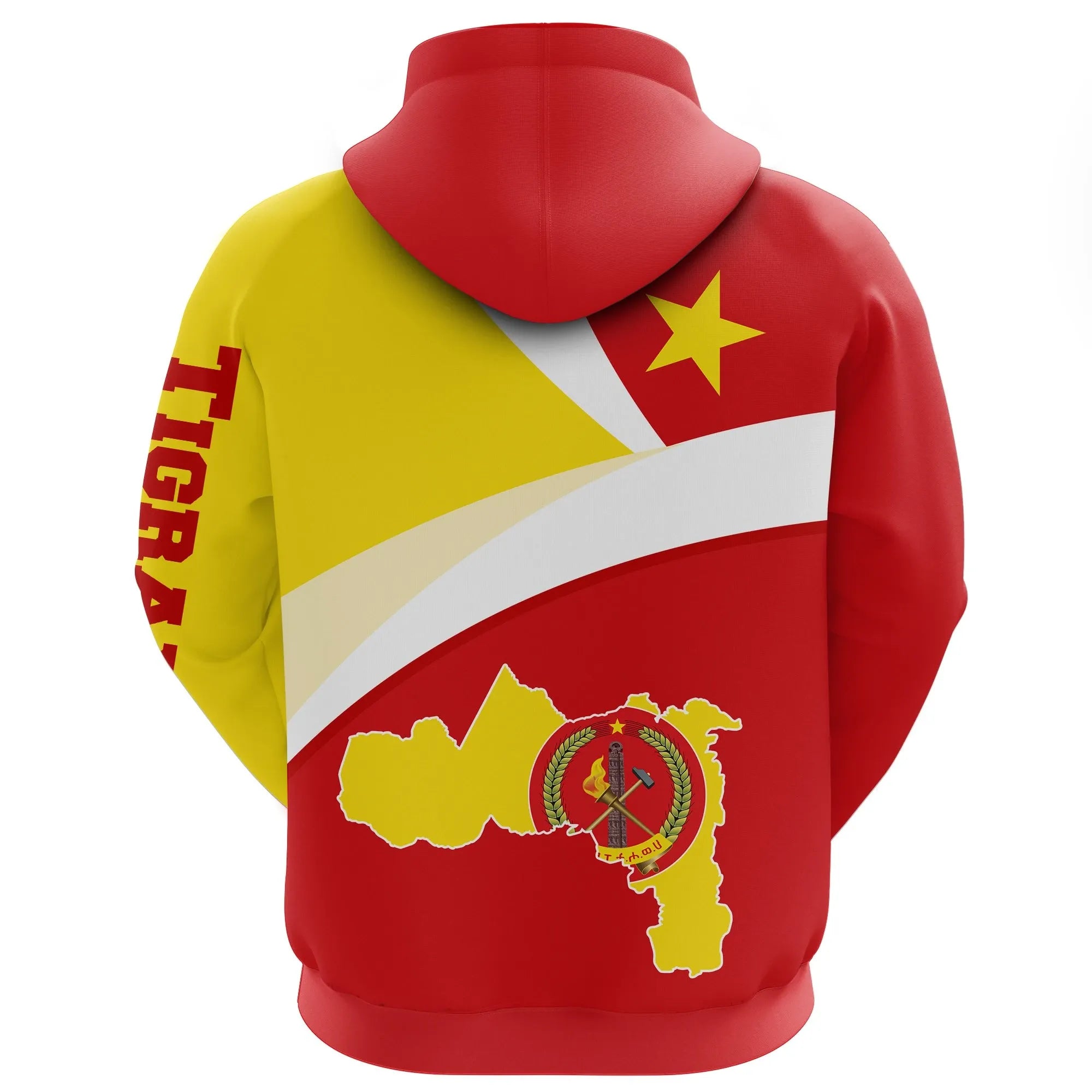 Tigray Flag Maps Red Pullover