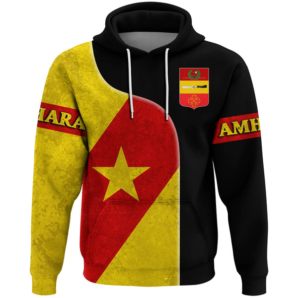 Amhara Flag Coat Of Arms Pullover