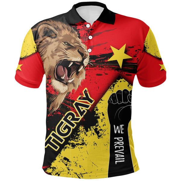 Tigray Prevail - Brush Style Polo Shirt