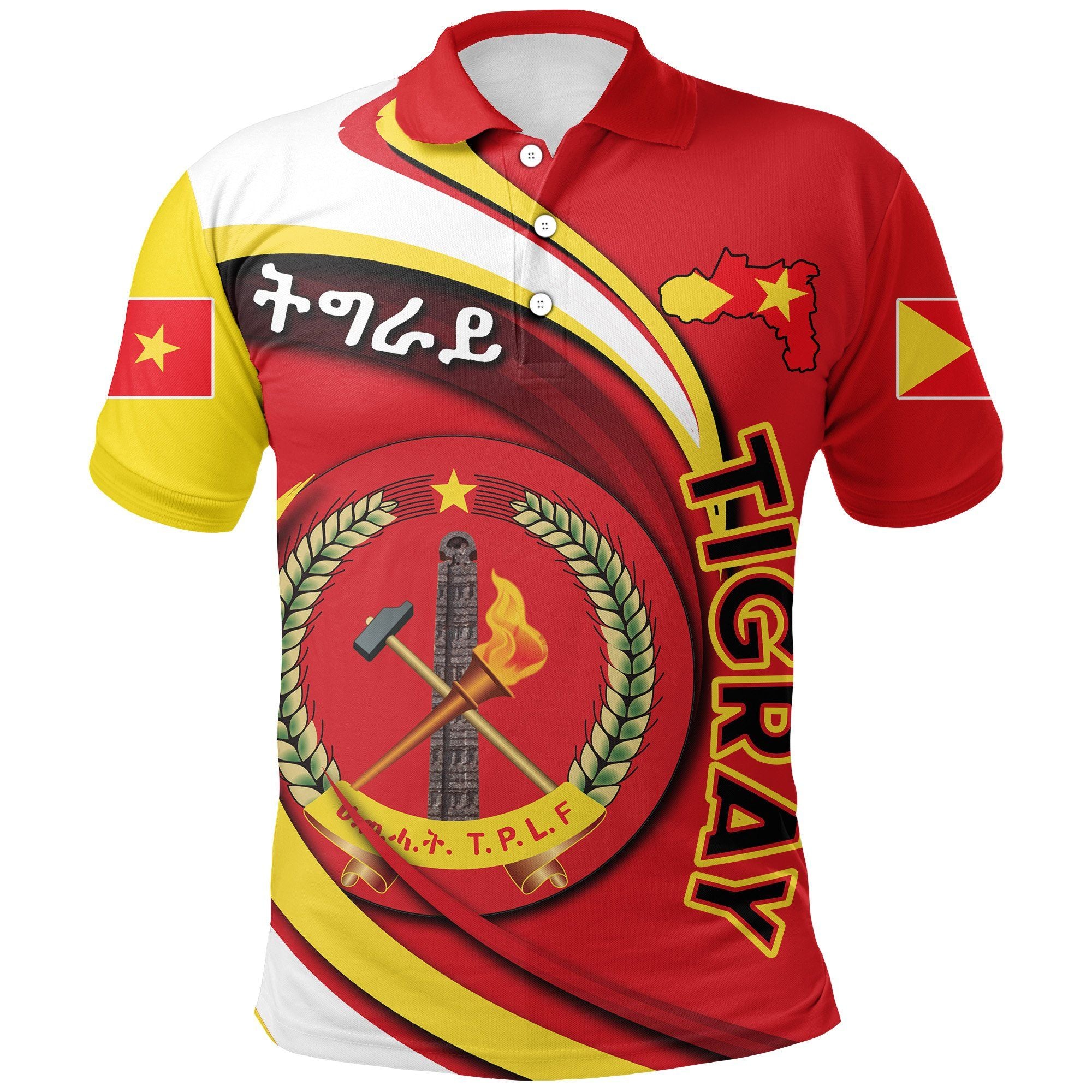 Tigray Coat Of Arms T.P.L.F Polo Shirt