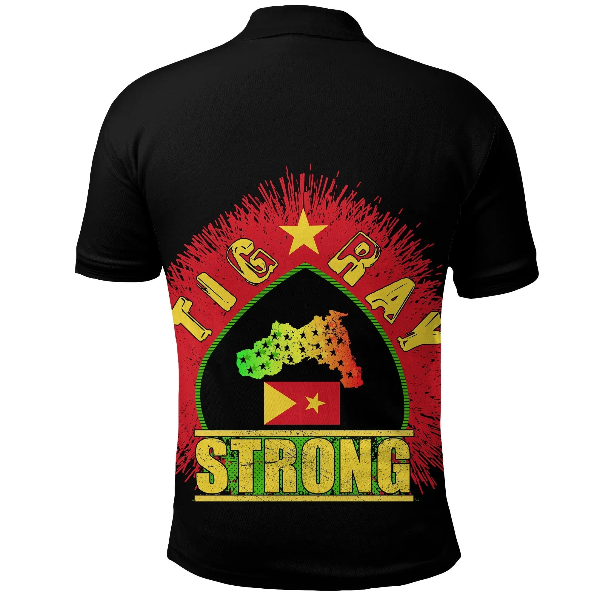 Tigray Strong (Black) Polo Shirt