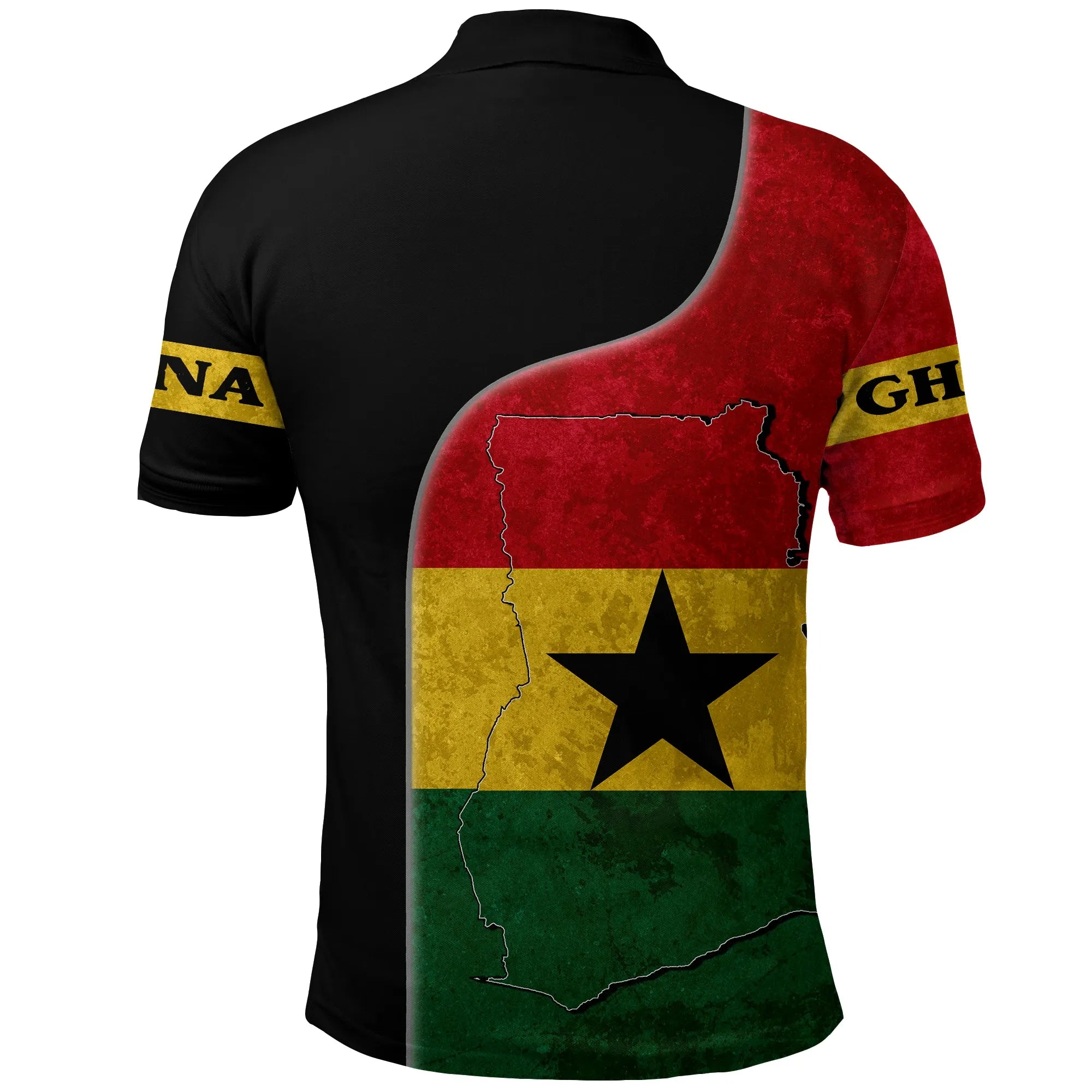 Ghana Flag Coat Of Arms Polo Shirt