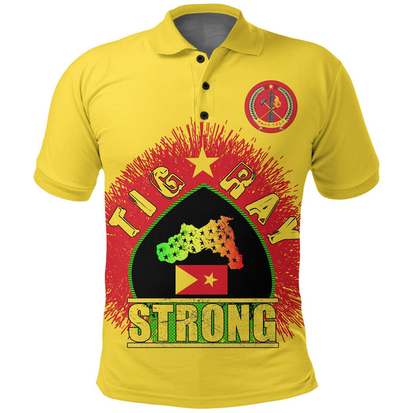 Tigray Tigray Strong (Yellow) Polo Shirt