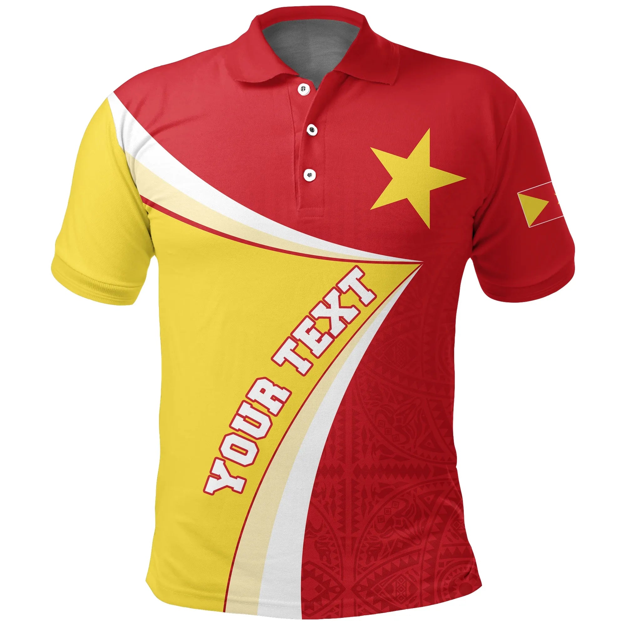 Personalized Tigray Flag Strong Tattoo Africa Polo Shirt