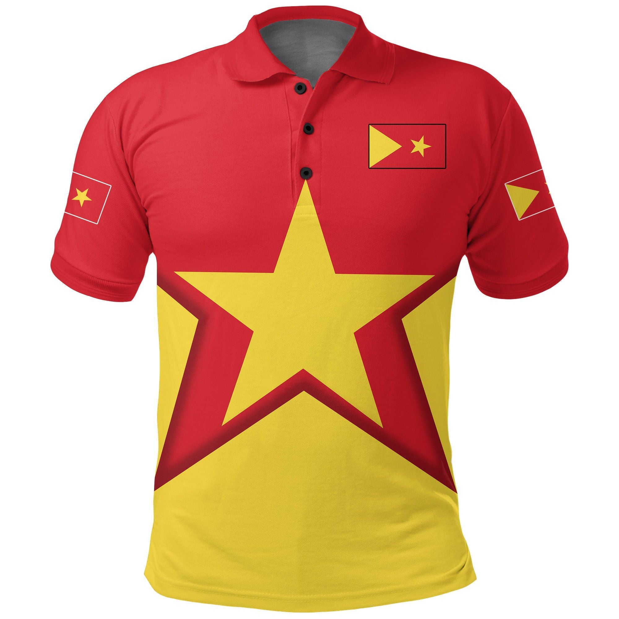 Tigray Flag Star Polo Shirt