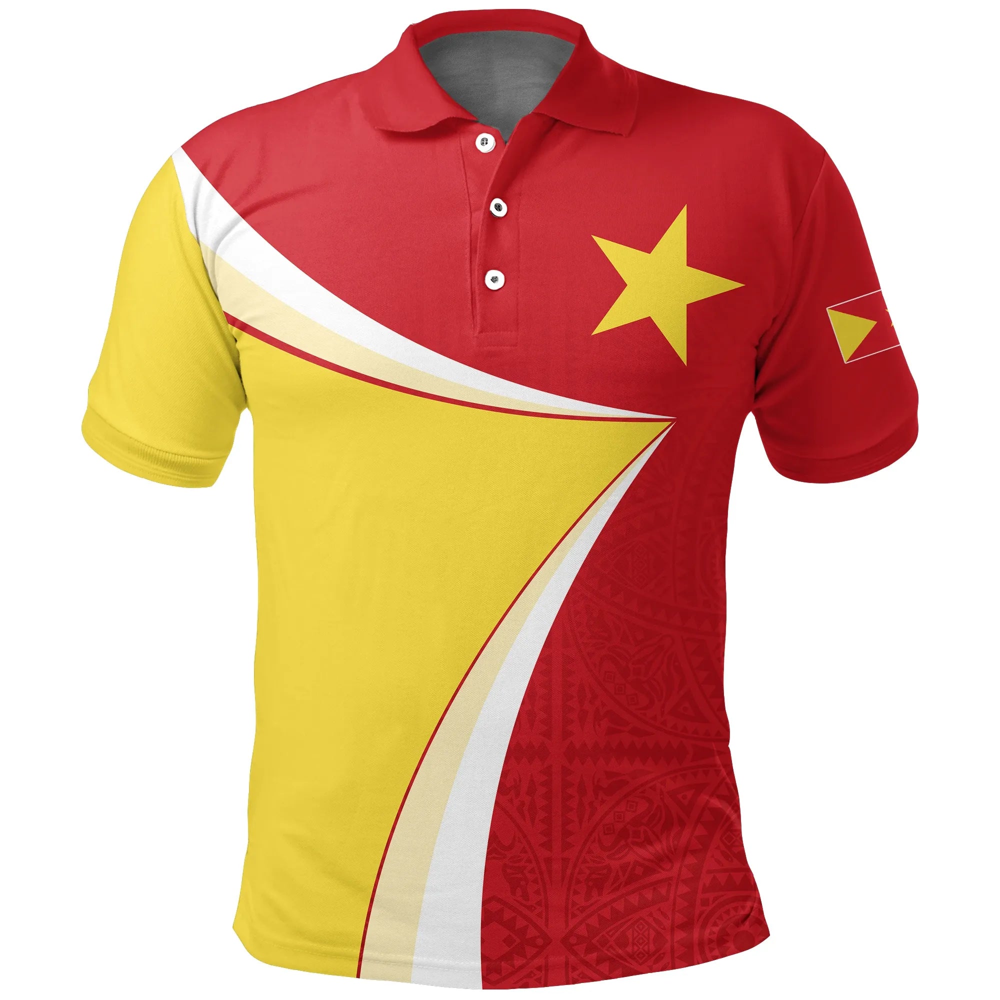 Personalized Tigray Flag Strong Tattoo Africa Polo Shirt