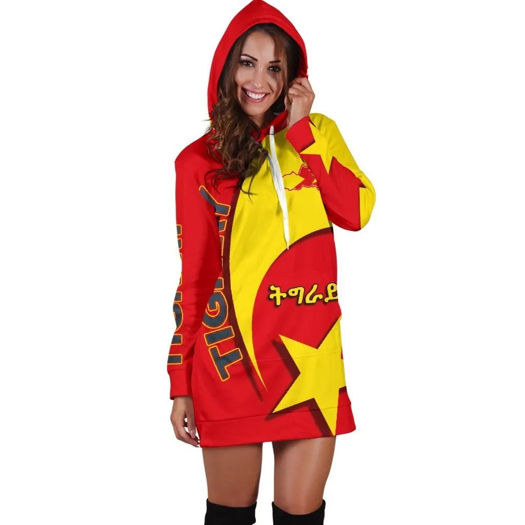 Tigray New Release Hoodie Dress