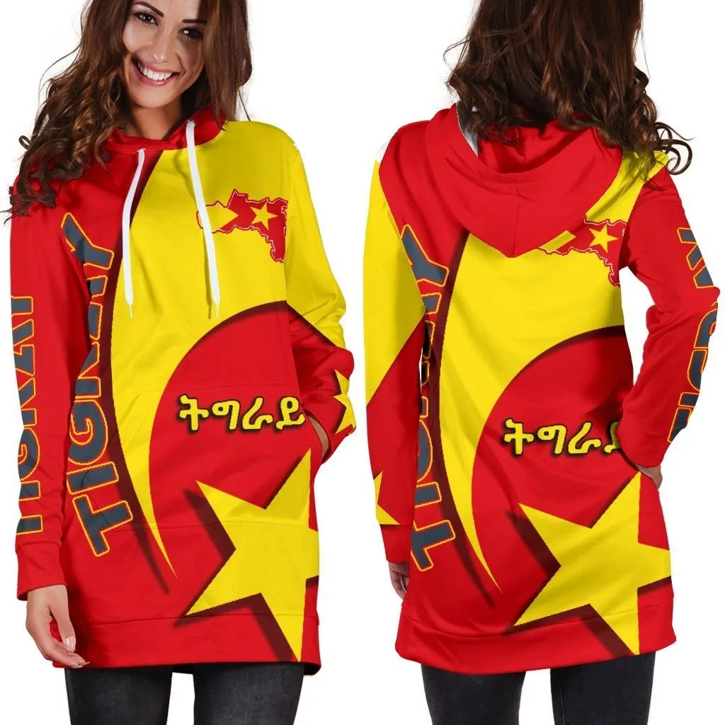 Tigray New Release Hoodie Dress