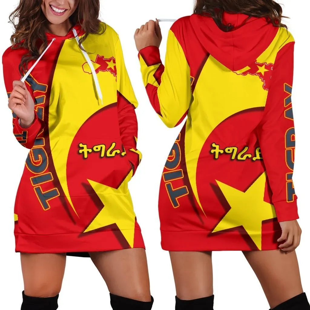 Tigray New Release Hoodie Dress