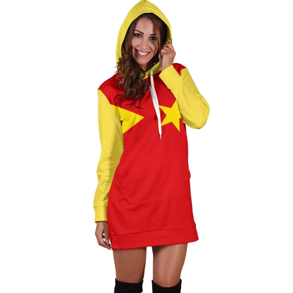 Tigray Flag Hoodie Dress