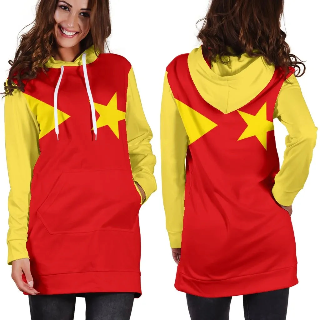 Tigray Flag Hoodie Dress