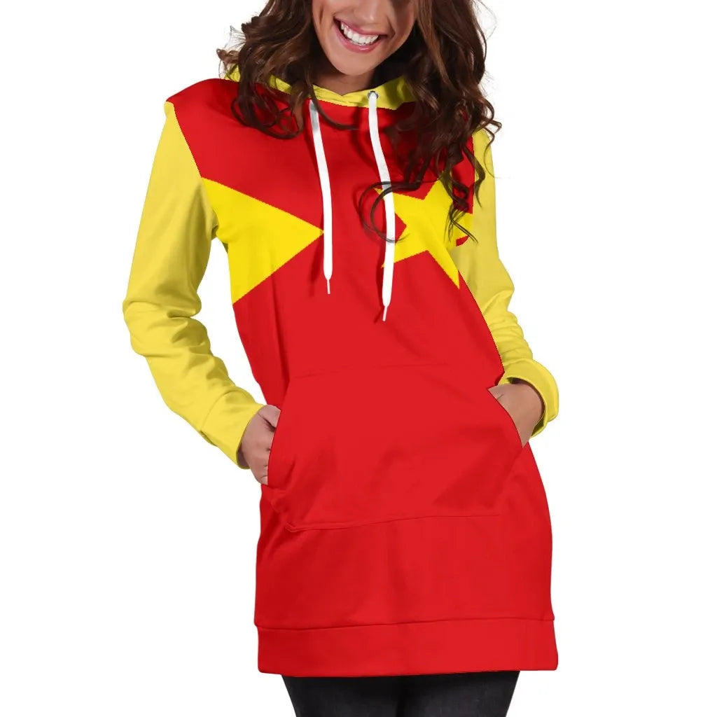 Tigray Flag Hoodie Dress