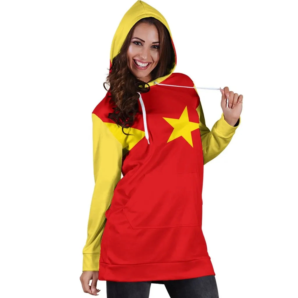 Tigray Flag Hoodie Dress