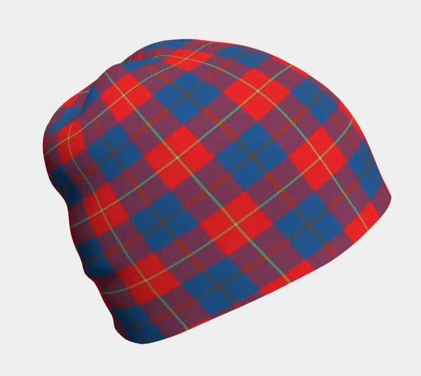 Galloway Red  Tartan Plaid Beanie