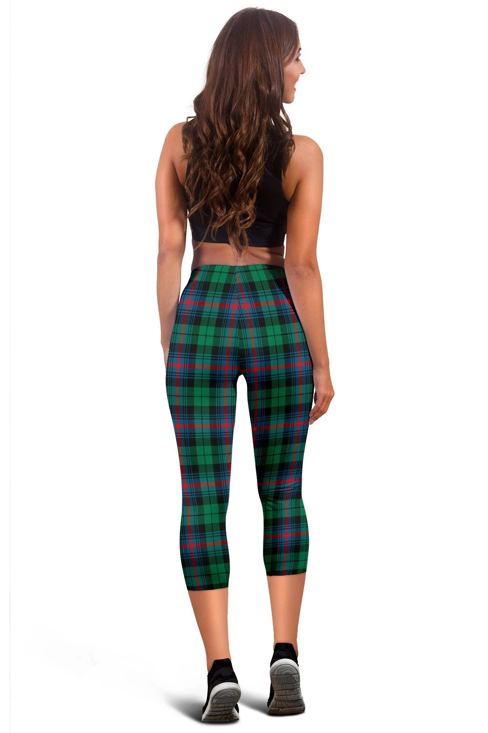 Urquhart Broad Red Ancient Tartan Capris Leggings