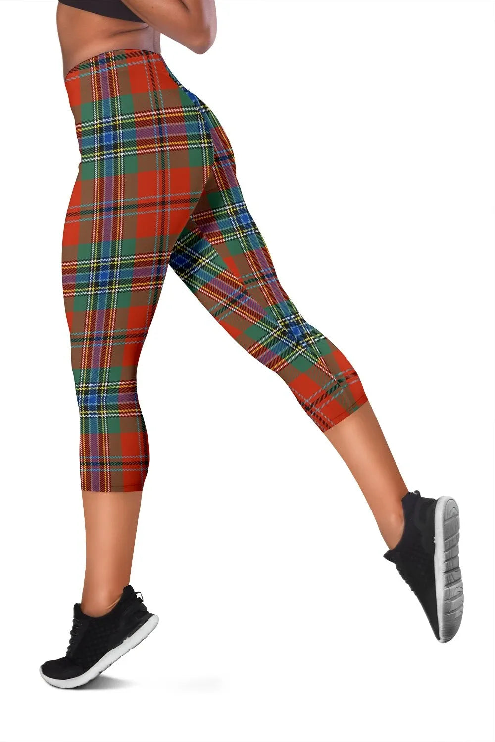 Maclean Of Duart Ancient Tartan Capris Leggings