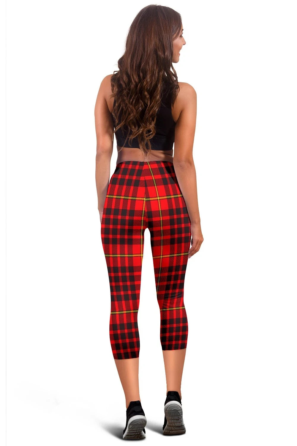 Macian Tartan Capris Leggings