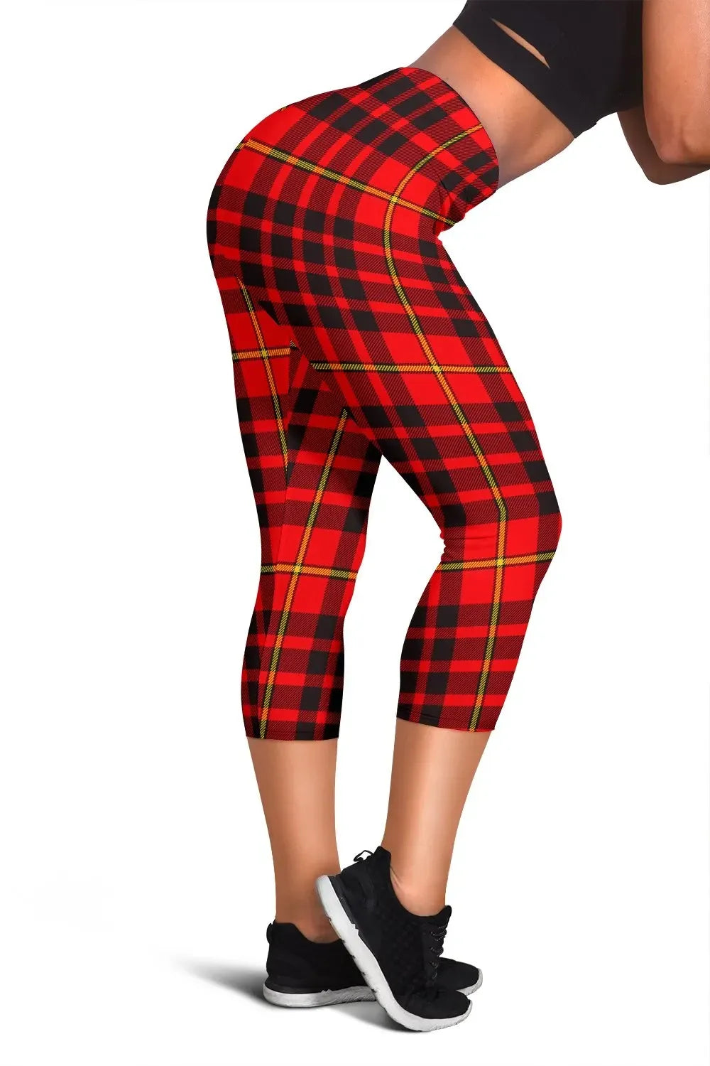 Macian Tartan Capris Leggings