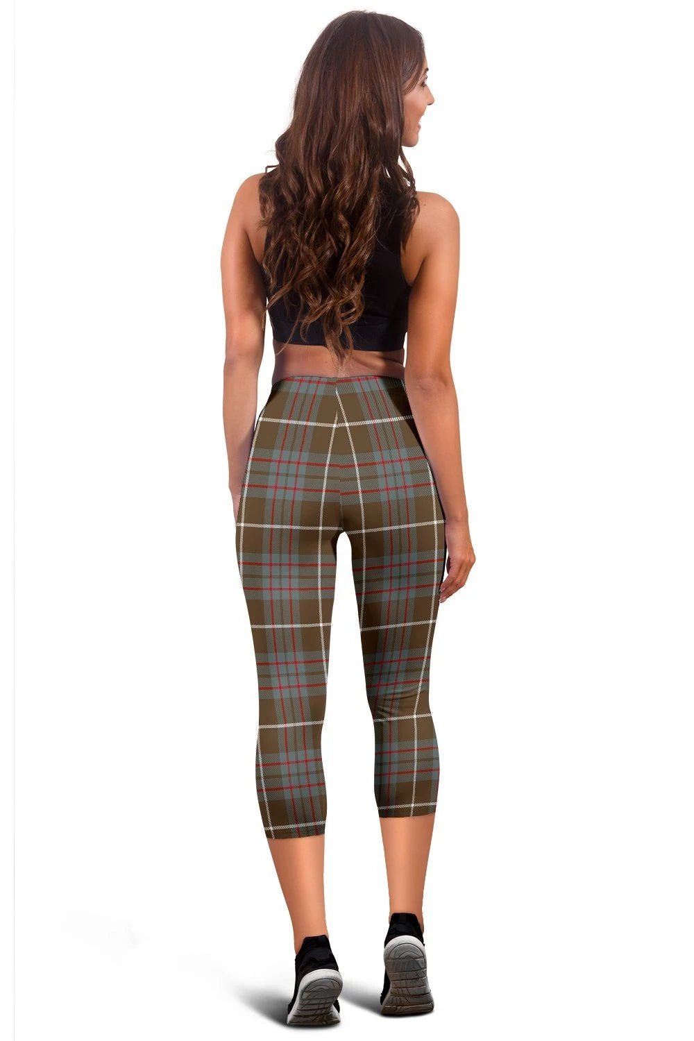 Macintyre Hunting Weathered Tartan Capris Leggings