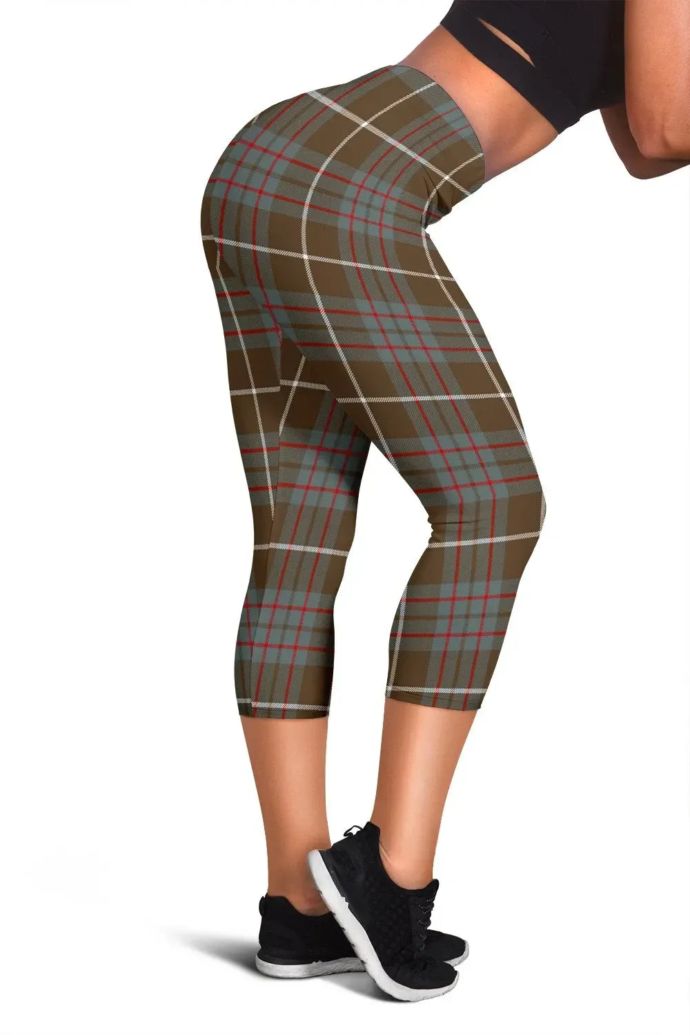 Macintyre Hunting Weathered Tartan Capris Leggings