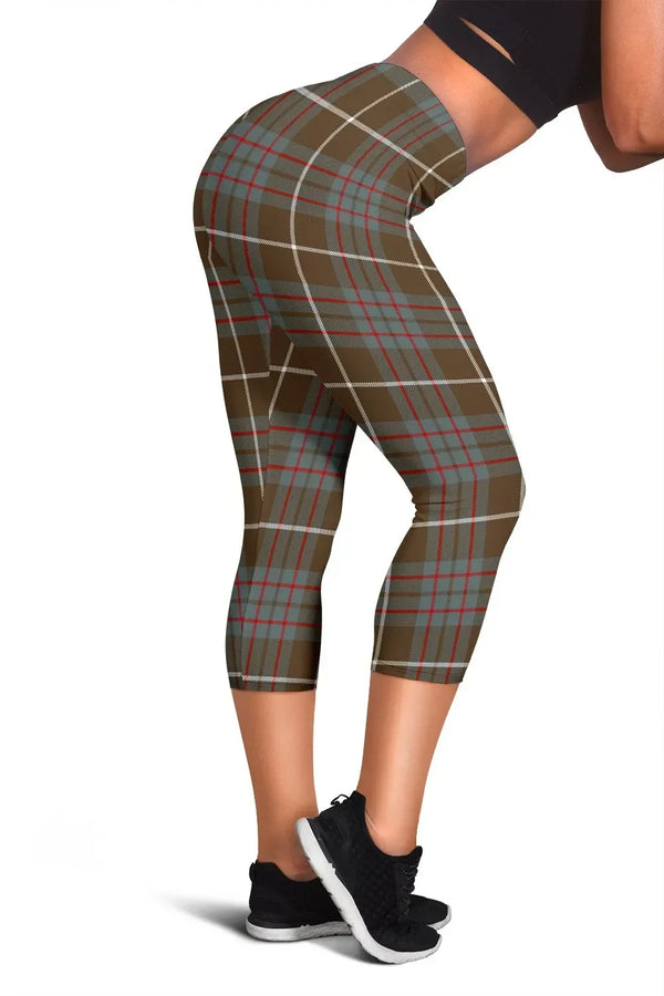 Macintyre Hunting Weathered Tartan Capris Leggings