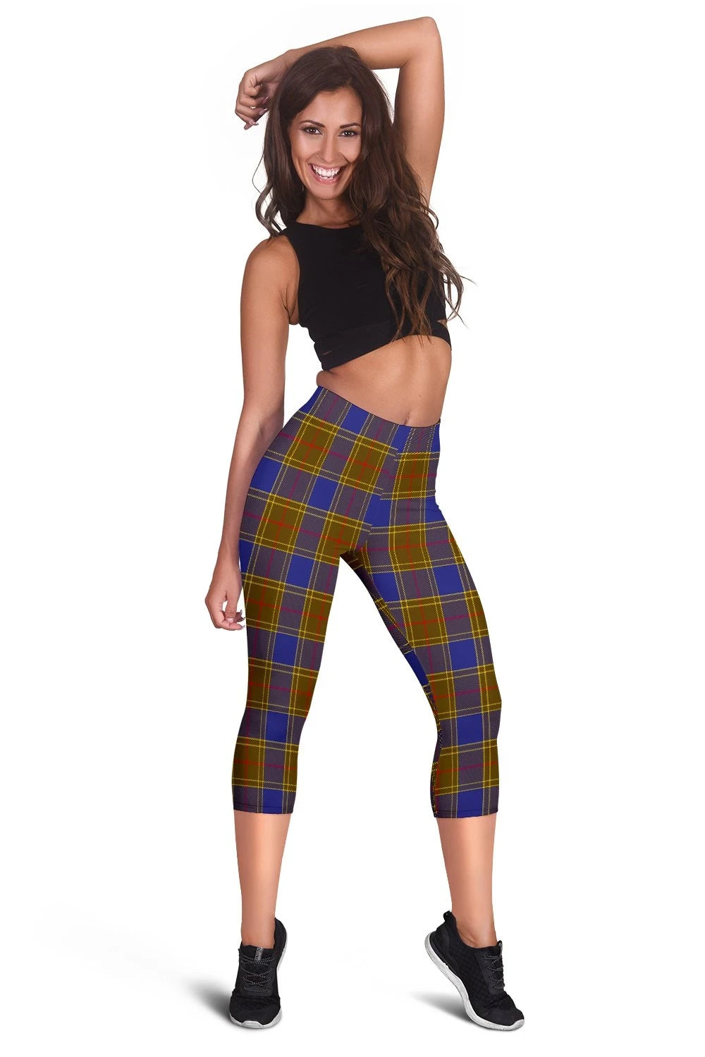 Balfour Modern Tartan Capris Leggings