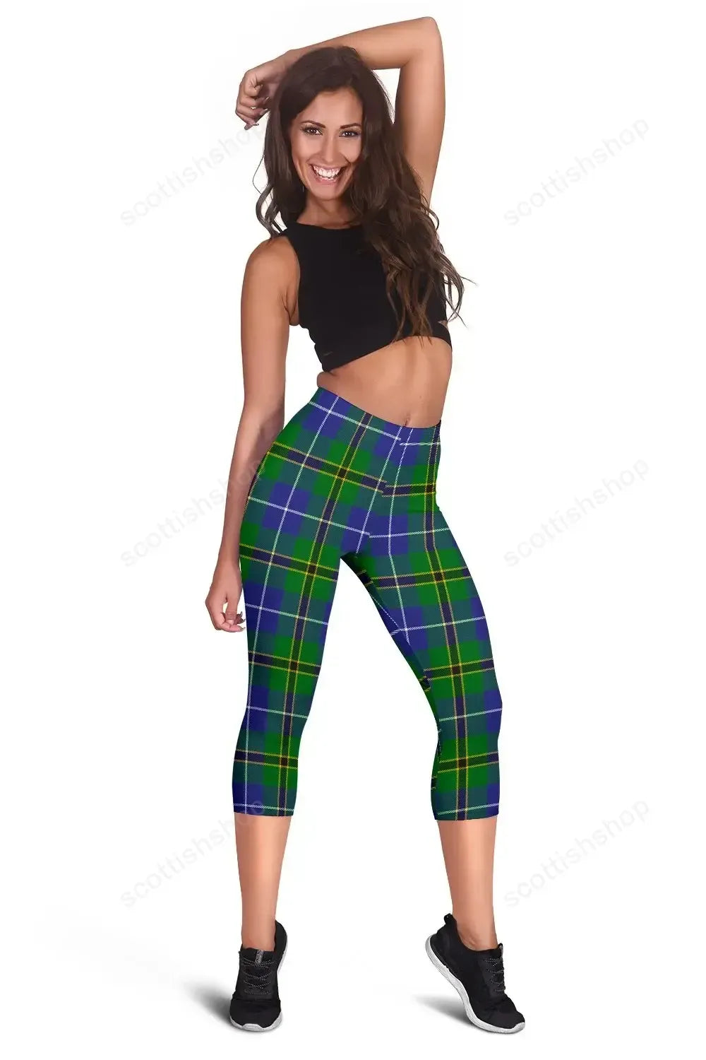 Turnbull Hunting Tartan Capris Leggings