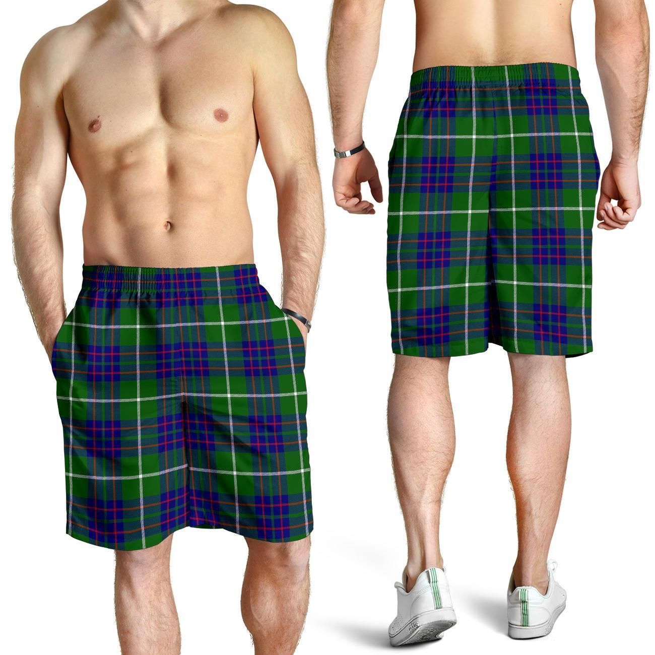 MacIntyre Hunting Modern Tartan Plaid Men Short