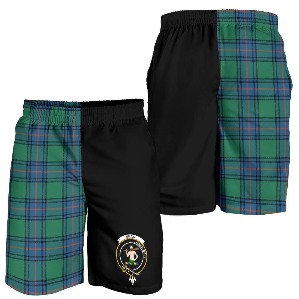 Shaw of Sauchie Tartan Men Short Half Of Me Style