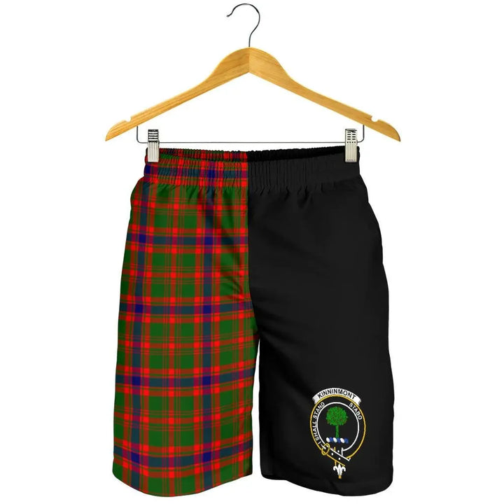 Kinninmont Tartan Men Short Half Of Me Style