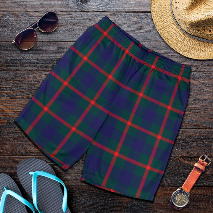 Agnew Modern Tartan Plaid Men Short