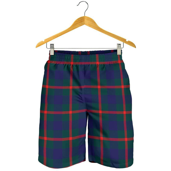 Agnew Modern Tartan Plaid Men Short