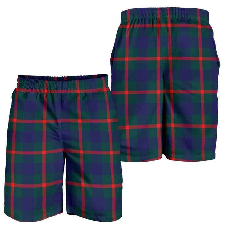 Agnew Modern Tartan Plaid Men Short