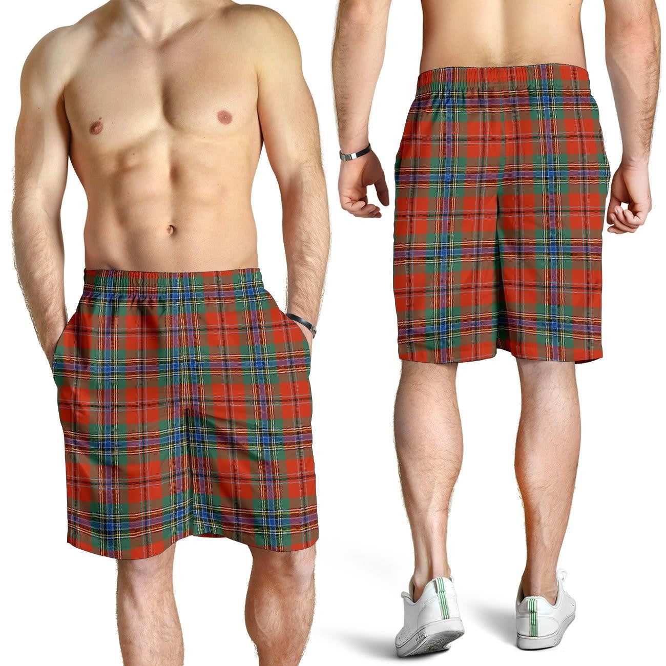 MacLean of Duart Ancient Tartan Plaid Men Short