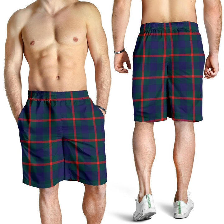 Agnew Modern Tartan Plaid Men Short