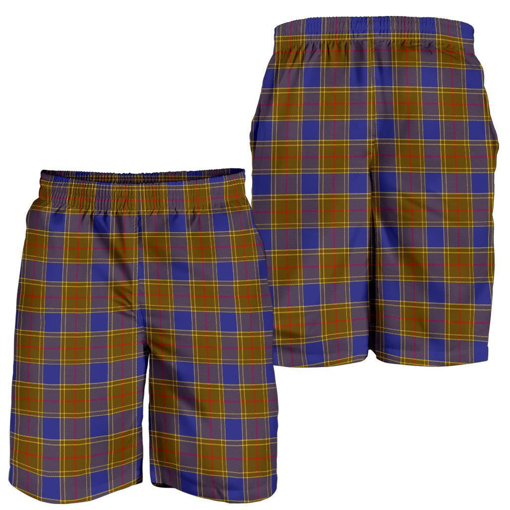 Balfour Modern Tartan Plaid Men Short