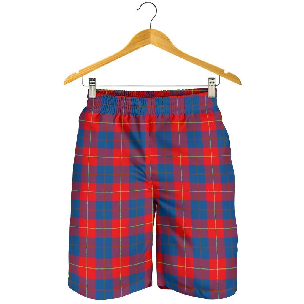 Galloway Red Tartan Plaid Men Short