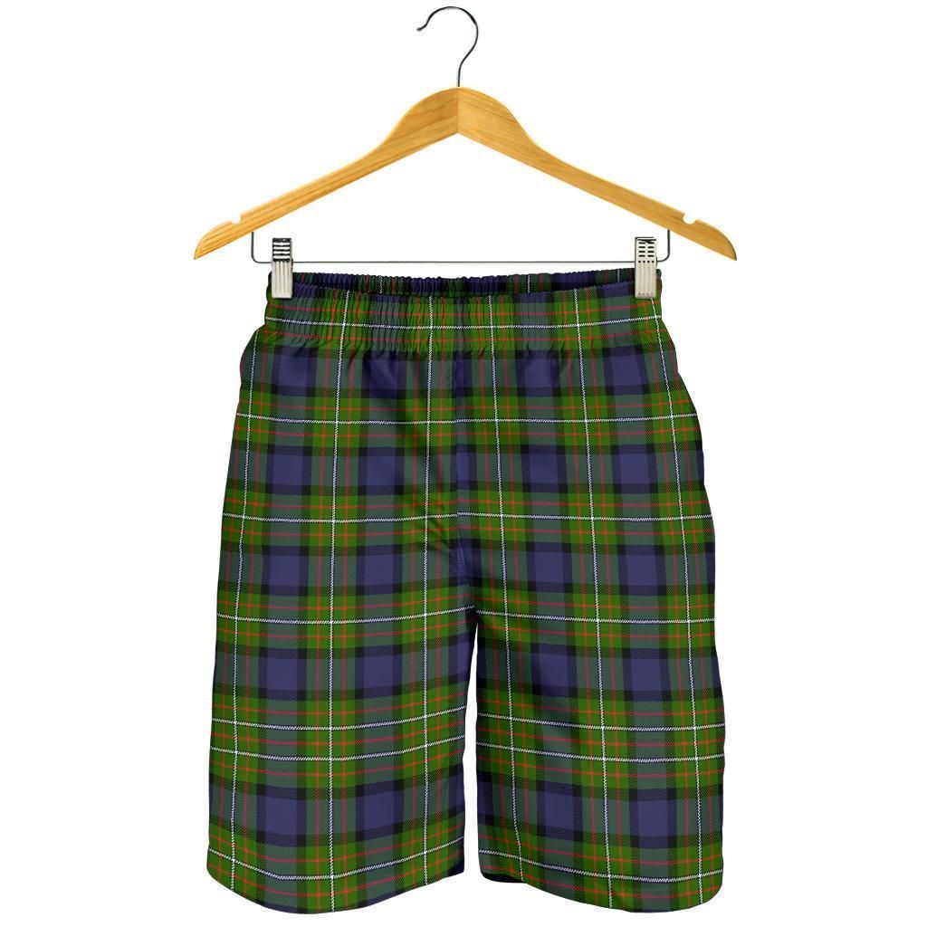 Fergusson Modern Tartan Plaid Men Short