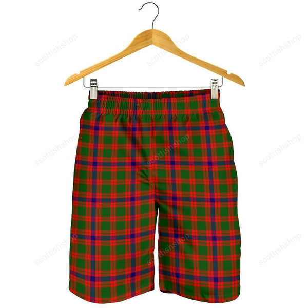 Skene Modern Tartan Plaid Men Short