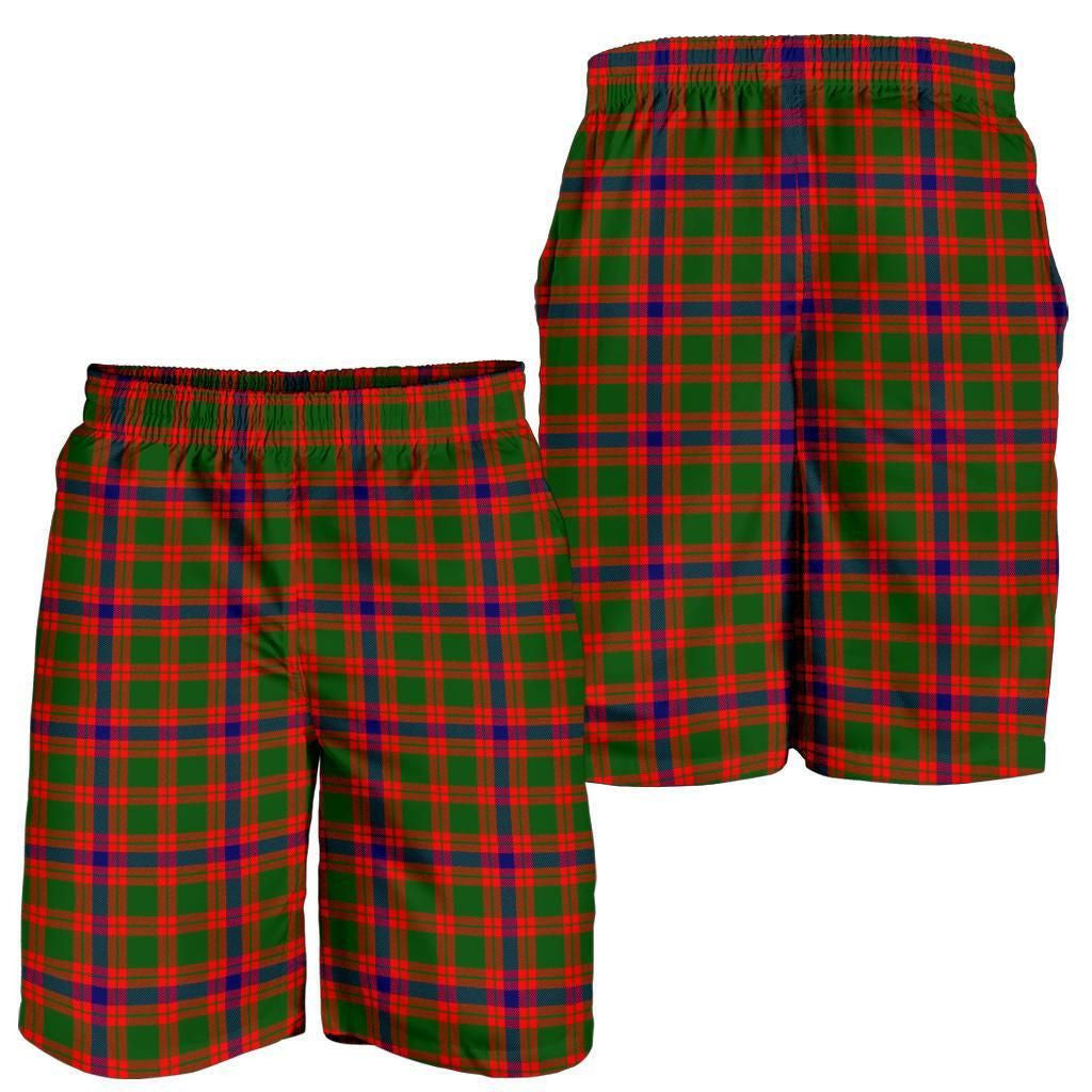 Skene Modern Tartan Plaid Men Short