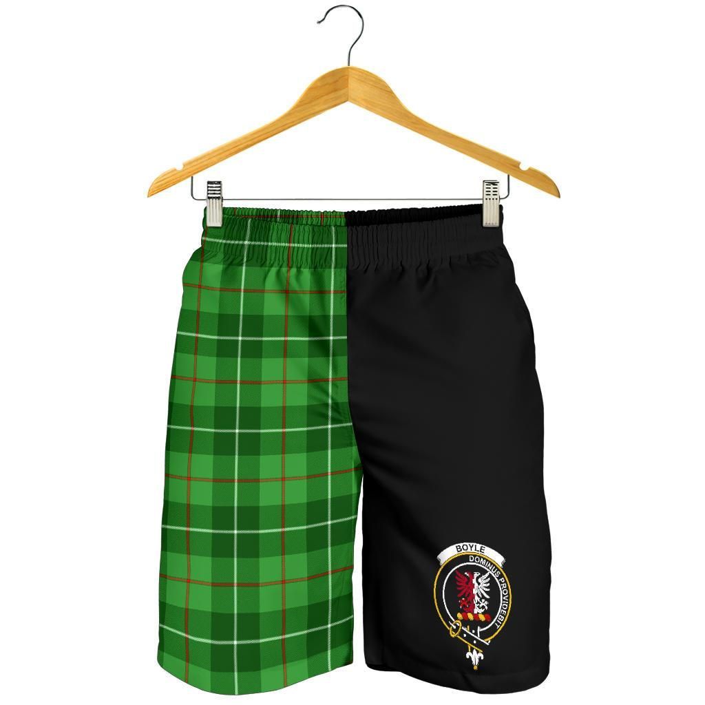 Boyle Tartan Men Short Half Of Me Style