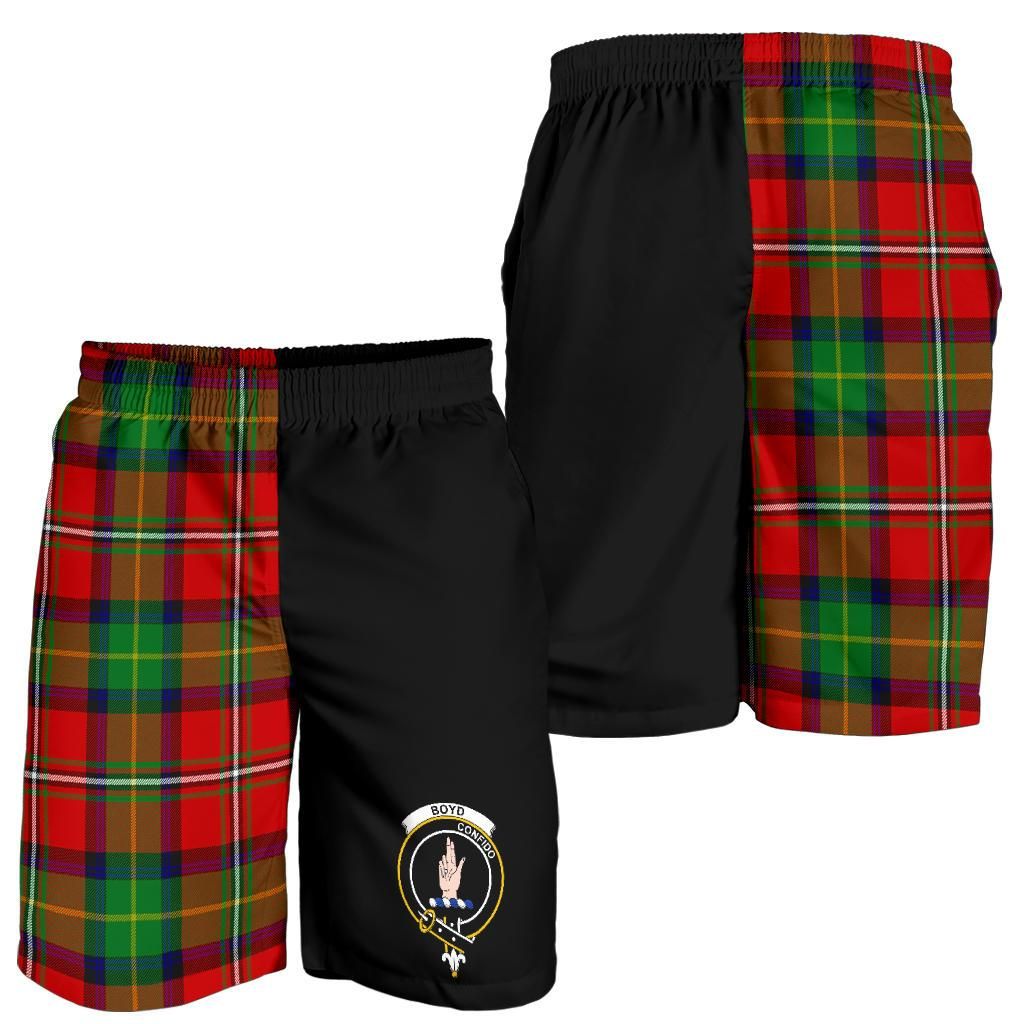 Boyd Tartan Men Short Half Of Me Style