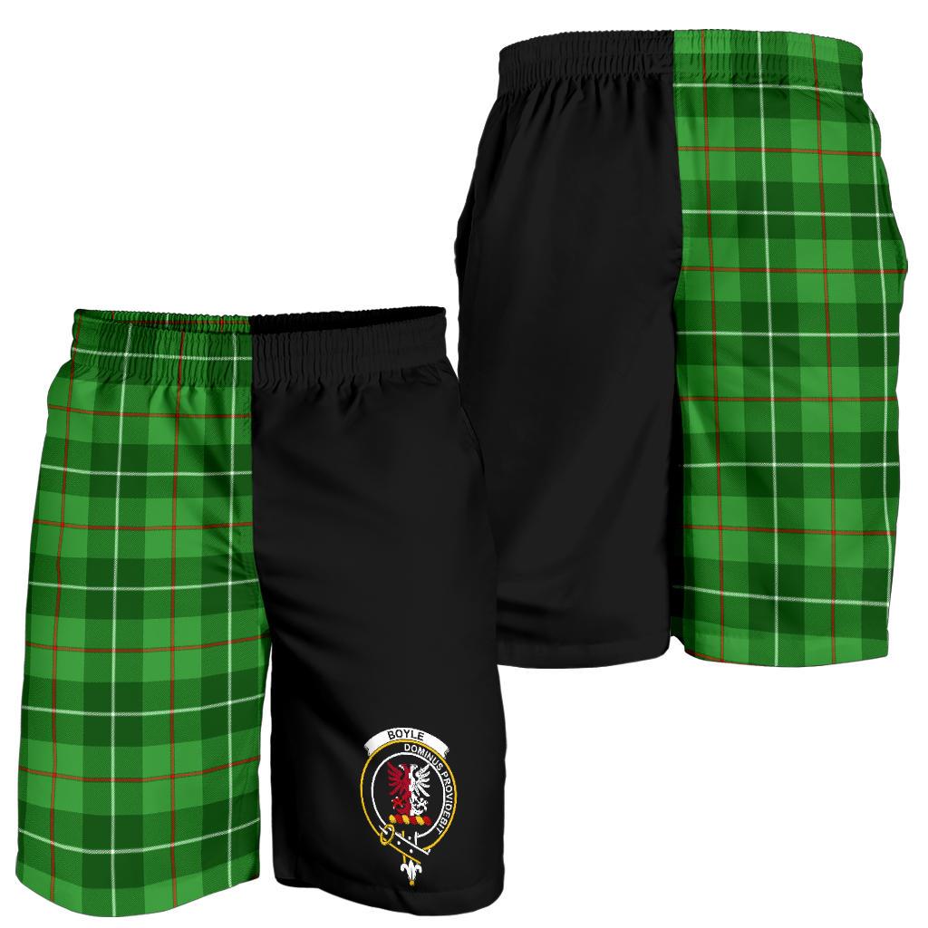 Boyle Tartan Men Short Half Of Me Style