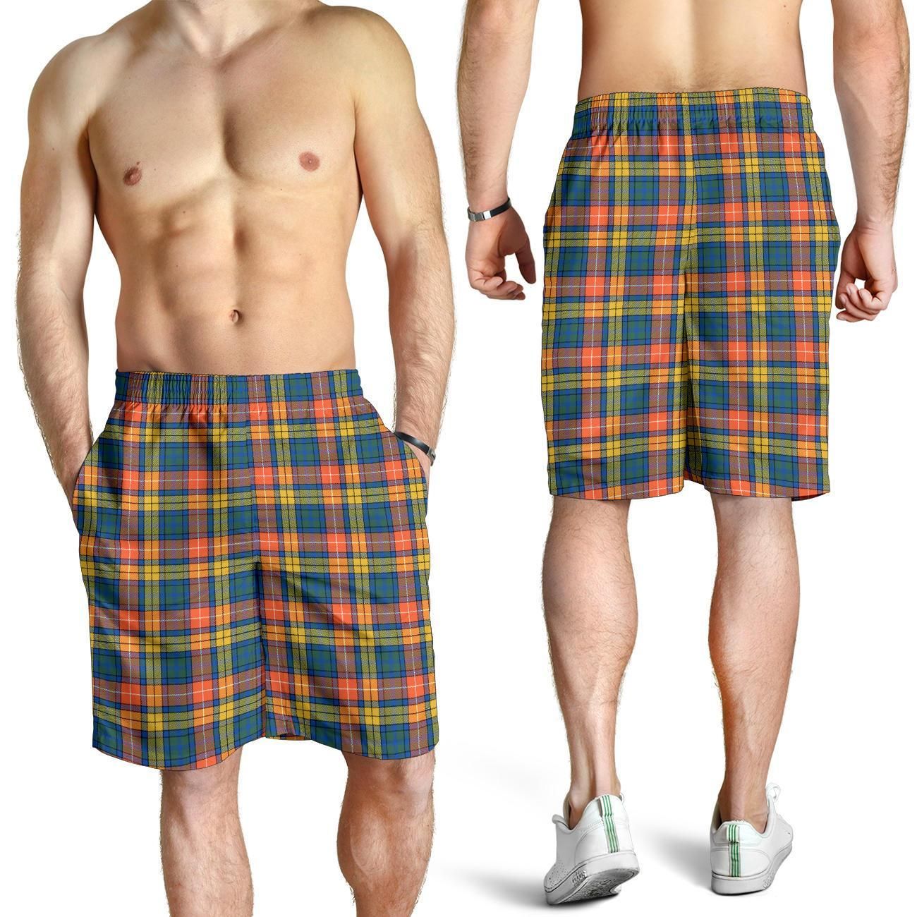 Buchanan Ancient Tartan Plaid Men Short