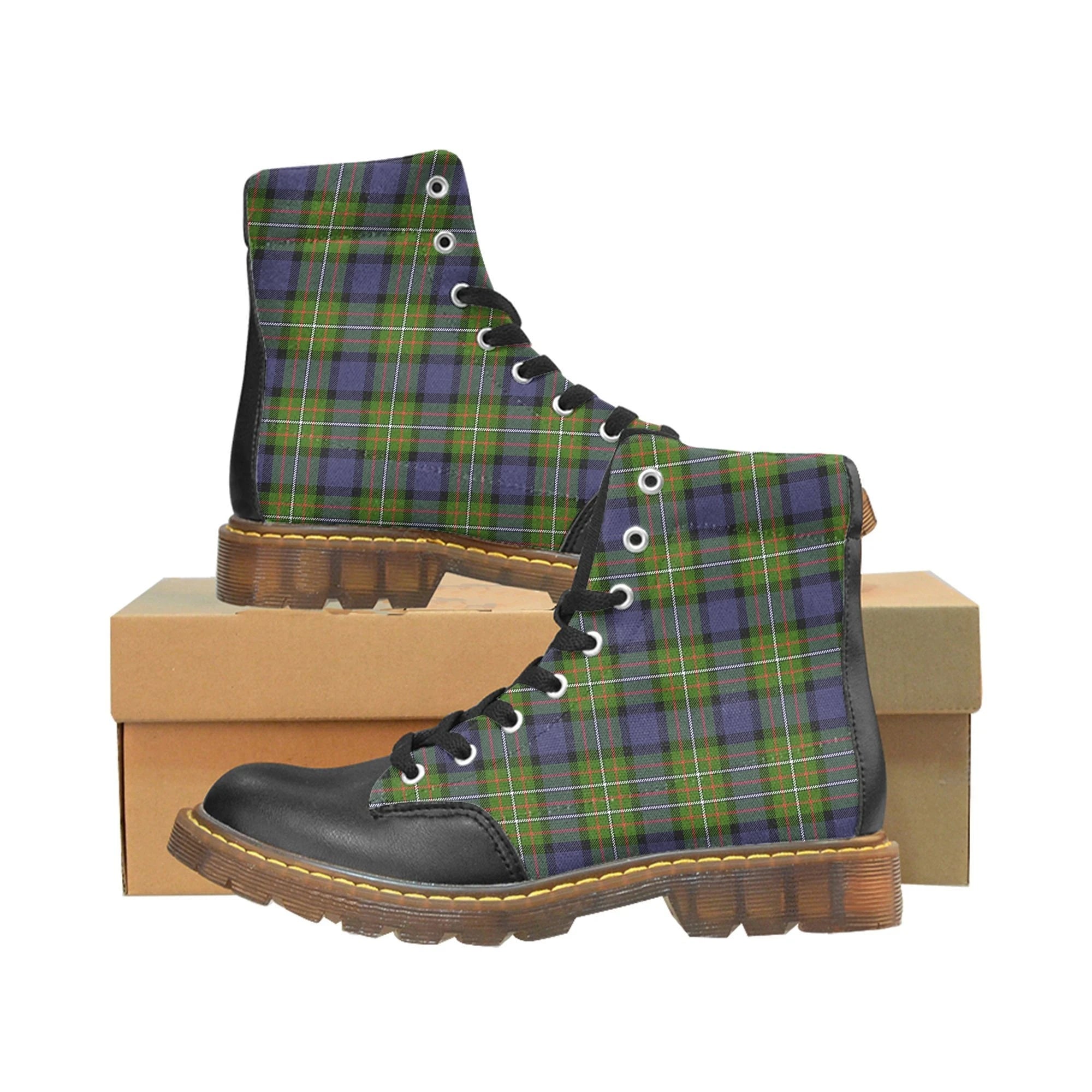 Fergusson Modern Tartan Plaid Apache Boots