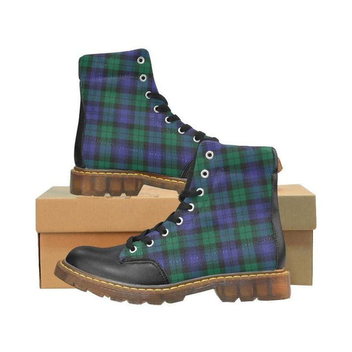 Blackwatch Modern Tartan Plaid Apache Boots